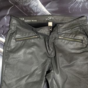 Black coated jeans